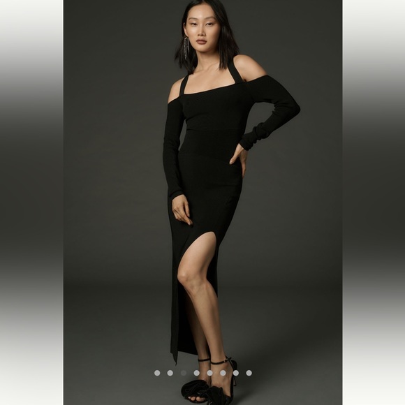 NWT Anthro Little Black Dress - Picture 4 of 11
